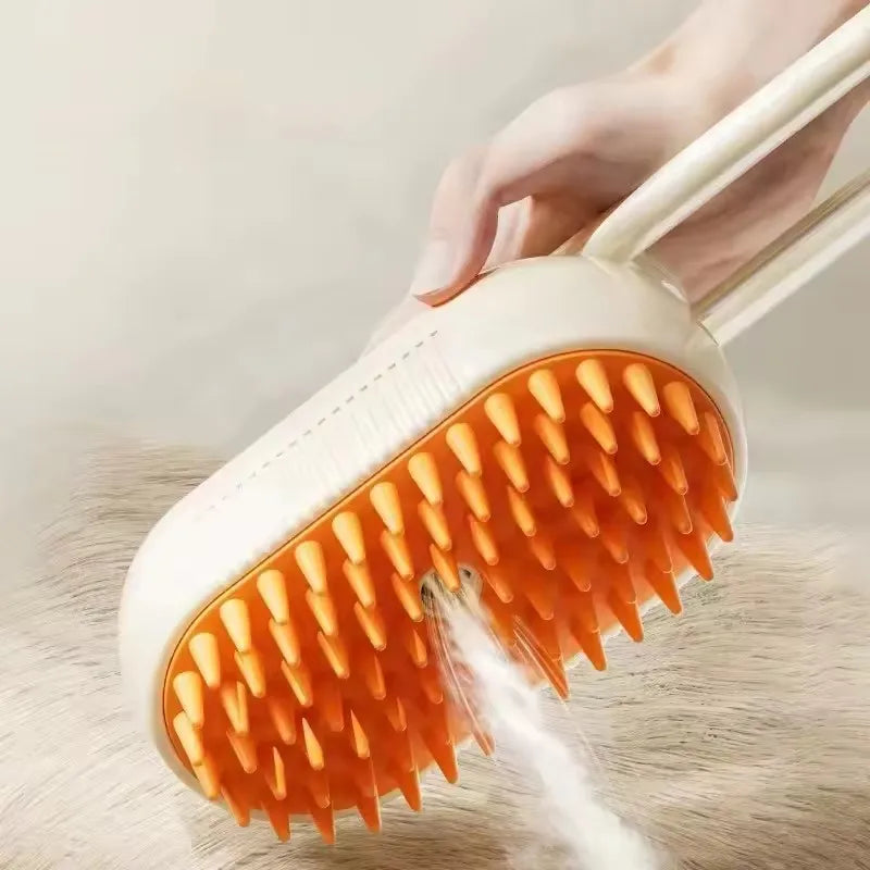 PetSteam Pro™ - Cepillo de Vapor Limpiador para Perros y Gatos