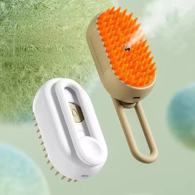 PetSteam Pro™ - Cepillo de Vapor Limpiador para Perros y Gatos