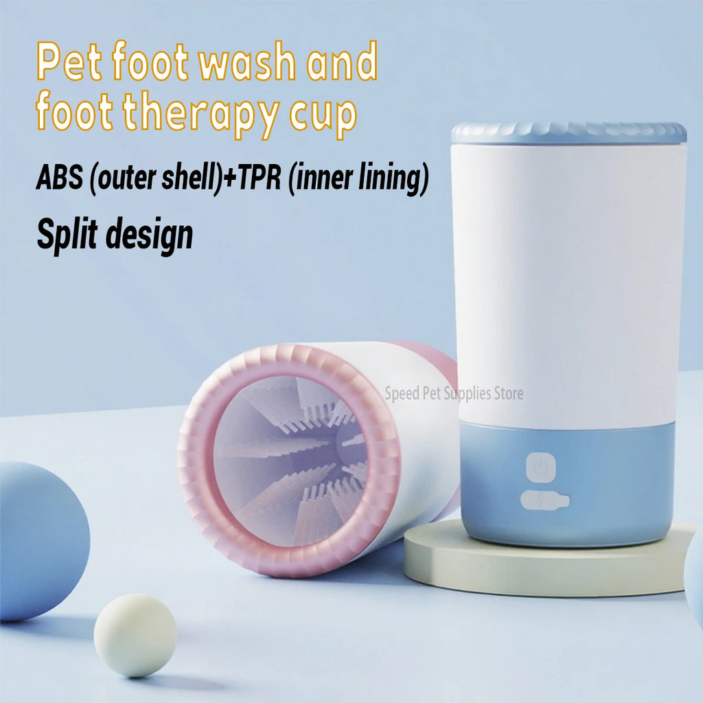PetSteam Clean™ - Vaso Lavador de Patitas Eléctrico para Perros