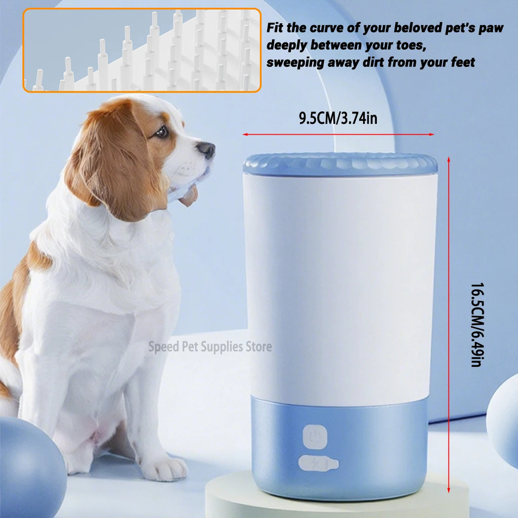 PetSteam Clean™ - Vaso Lavador de Patitas Eléctrico para Perros