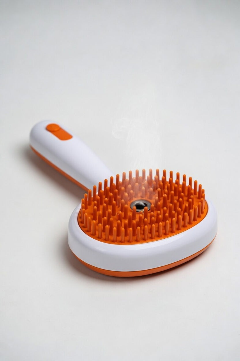 PetSteam Pro™ - Cepillo de Vapor Limpiador para Perros y Gatos